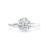 2ct Diamond Solitaire Ring in Pure Gold – Timeless Luxury