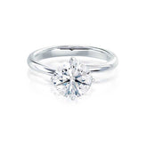Beautiful 1.50 Ct Twist Solitaire Engagement Ring in Gold