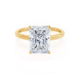 4 Carat Radiant Cut Lab-Grown Engagement Ring – IGI-Certified & Customizable