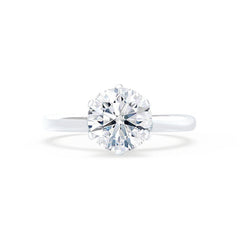 2.5 Ct Six Prong Solitaire Engagement Ring in 18K Gold | IGI-Certified Diamond