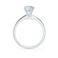 2 Carat Round Brilliant Diamond Solitaire Engagement Ring
