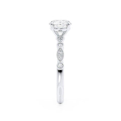 2 Carat Round Diamond Vintage Engagement Ring - IGI Certified