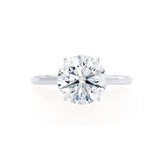 4 Ct Round Diamond Engagement Ring – IGI Lab-Grown & Customizable