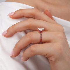 Stunning 3.0Ct Elongated Cushion Cut Engagement Ring - IGI-Certified Lab-Grown Diamond