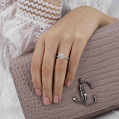 1.50 Ct Lab-Created Diamond Engagement Ring for Women