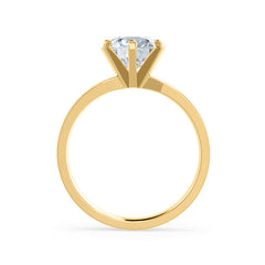 2ct Diamond Solitaire Ring in Pure Gold – Timeless Luxury