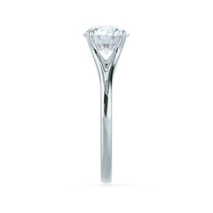 1.5 Ct Round Lab-Grown Diamond Split Shank Solitaire Engagement Ring