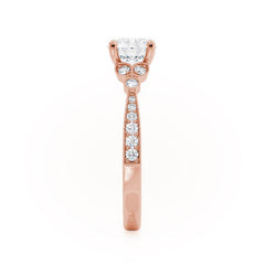 Round 2ct Classic Engagement Ring in 18K Gold
