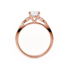 Round 2ct Classic Engagement Ring in 18K Gold