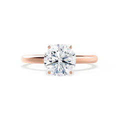 2 Carat Round Brilliant Diamond Solitaire Engagement Ring