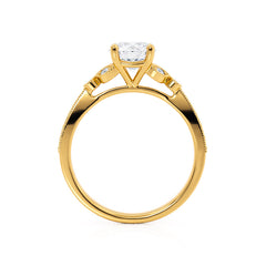 Round 2ct Classic Engagement Ring in 18K Gold