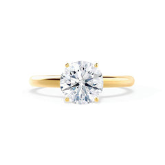 2 Carat Round Brilliant Diamond Solitaire Engagement Ring